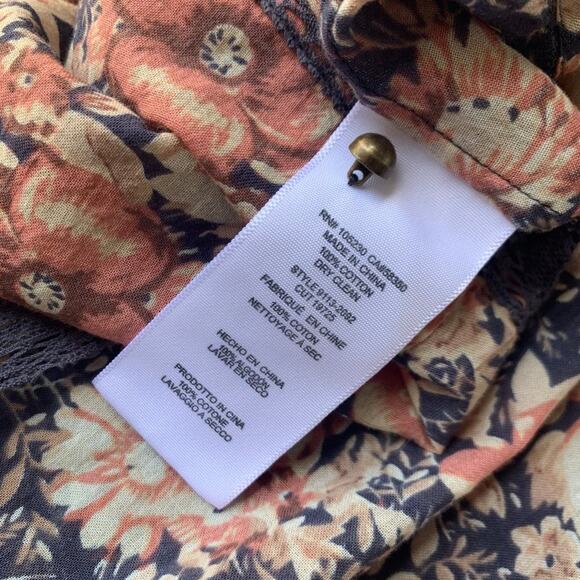 CURRENT/ELLIOTT - Mini Phoenix Floral Peplum Top - Picture 8 of 8